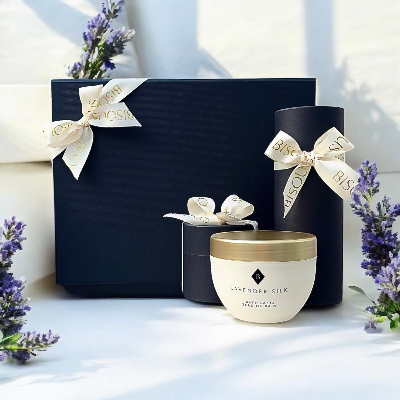 Lavender Silk Bath Gift Set